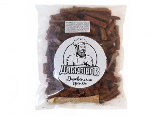 Снапсы с солью: Деревенские гренки с аджикой