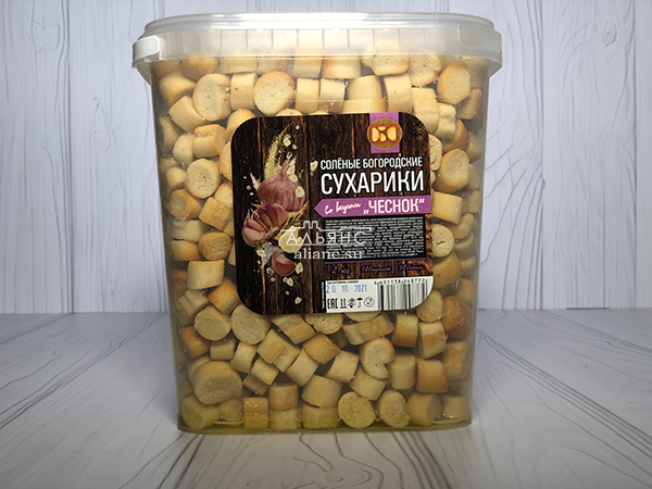 Сухарики со вкусом чеснока в Калининграде