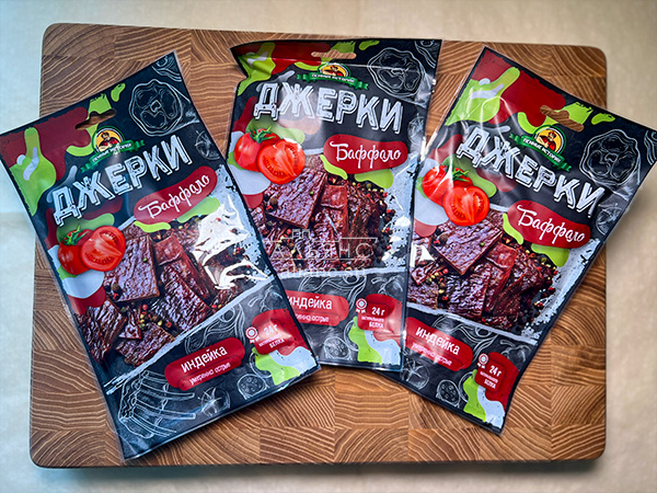 Джерки из индейки "Баффало" 45 гр. в Калининграде