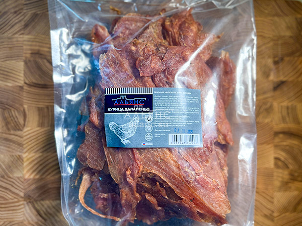 Мясо (АЛЬЯНС) вяленое курица 500гр "С халапеньо" в Калининграде