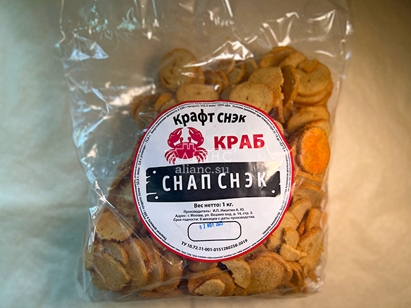 Снапсы ПШЕНИЧНЫЕ "Краб" в Калининграде
