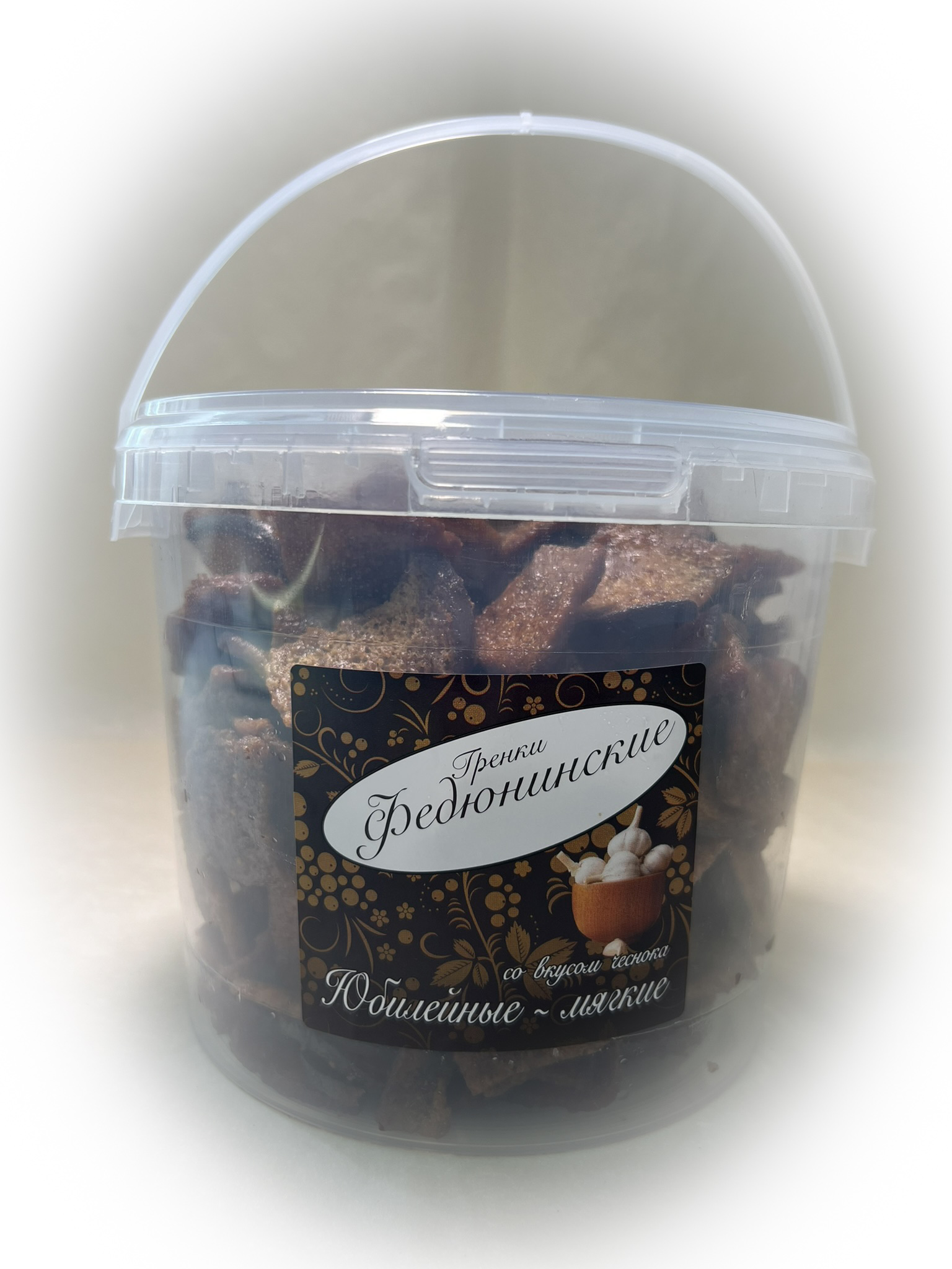 Гренки "ФЕДЮНИНСКИЕ" "Чеснок" (ведро 900 гр.) в Калининграде