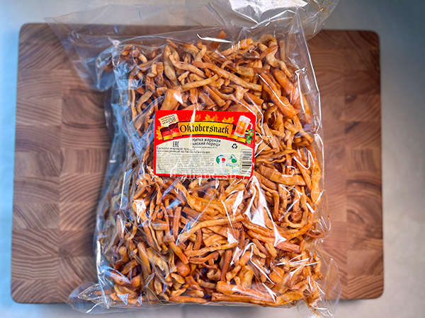 Нитка ЖАРЕНАЯ "Тайский перец" Oktobersnack 1 кг (сырный продукт) в Калининграде