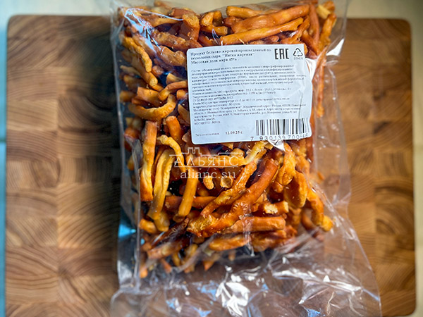 Нитка ЖАРЕНАЯ  Oktobersnack1 кг (сырный продукт) в Калининграде