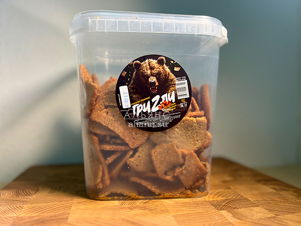 Ведро Ржаные гренки со вкусом Крылышки Барбекю (1 кг) в Калининграде