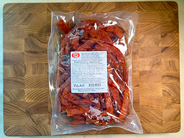 Продукт из мяса птиц "КАРПАЧЧО с АДЖИКОЙ" с/к "ООО БАЛТИКА" (Калининградская обл.) в Калининграде
