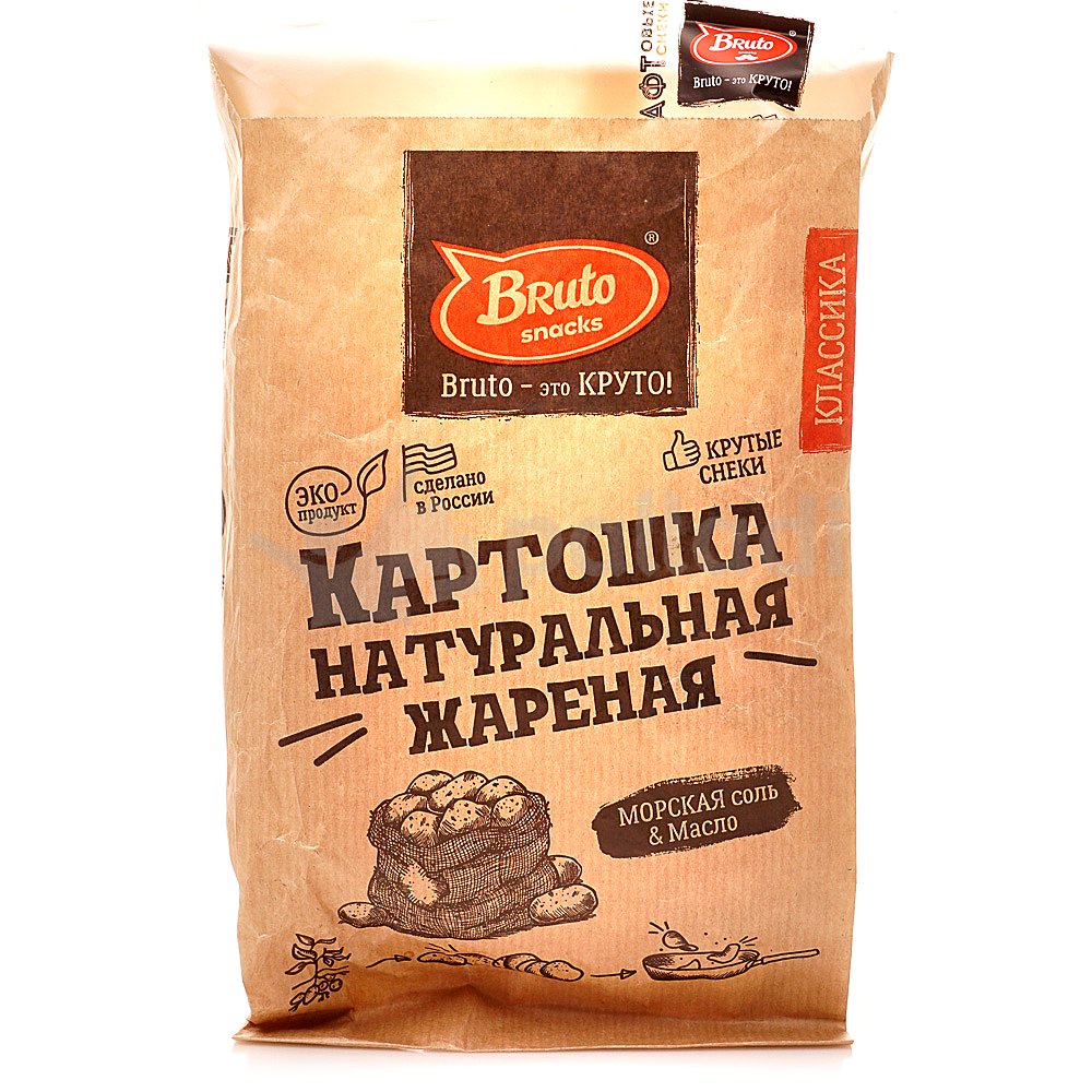 Картофель «Бруто» с солью 70 гр. в Калининграде