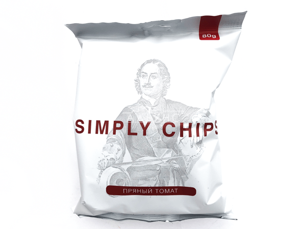 Картофельные чипсы "Simple chips" Пряный томат 80 гр. в Калининграде